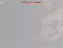 Tablet Screenshot of muscleworks.co.za