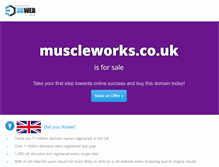 Tablet Screenshot of muscleworks.co.uk